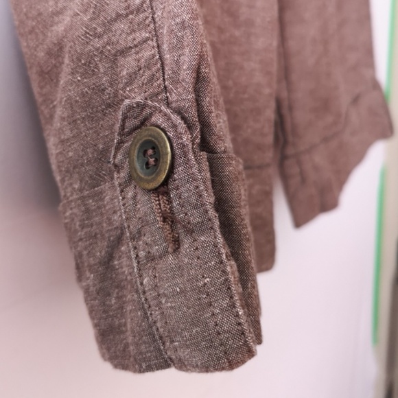 Dynamite Women's Long Shorts, Like New Linen-blend - Picture 3 of 7